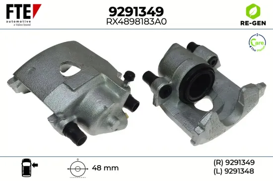 Bremssattel Vorderachse rechts FTE 9291349 Bild Bremssattel Vorderachse rechts FTE 9291349