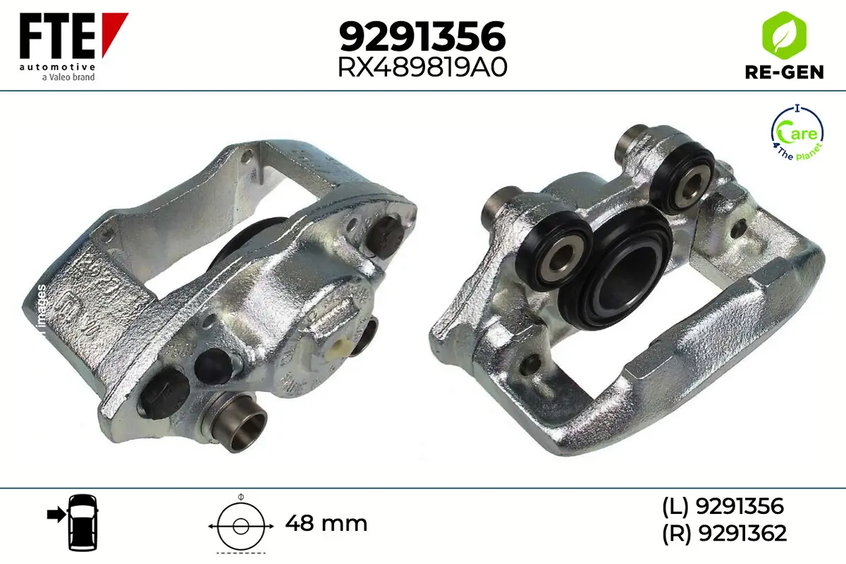 Bremssattel Vorderachse links FTE 9291356