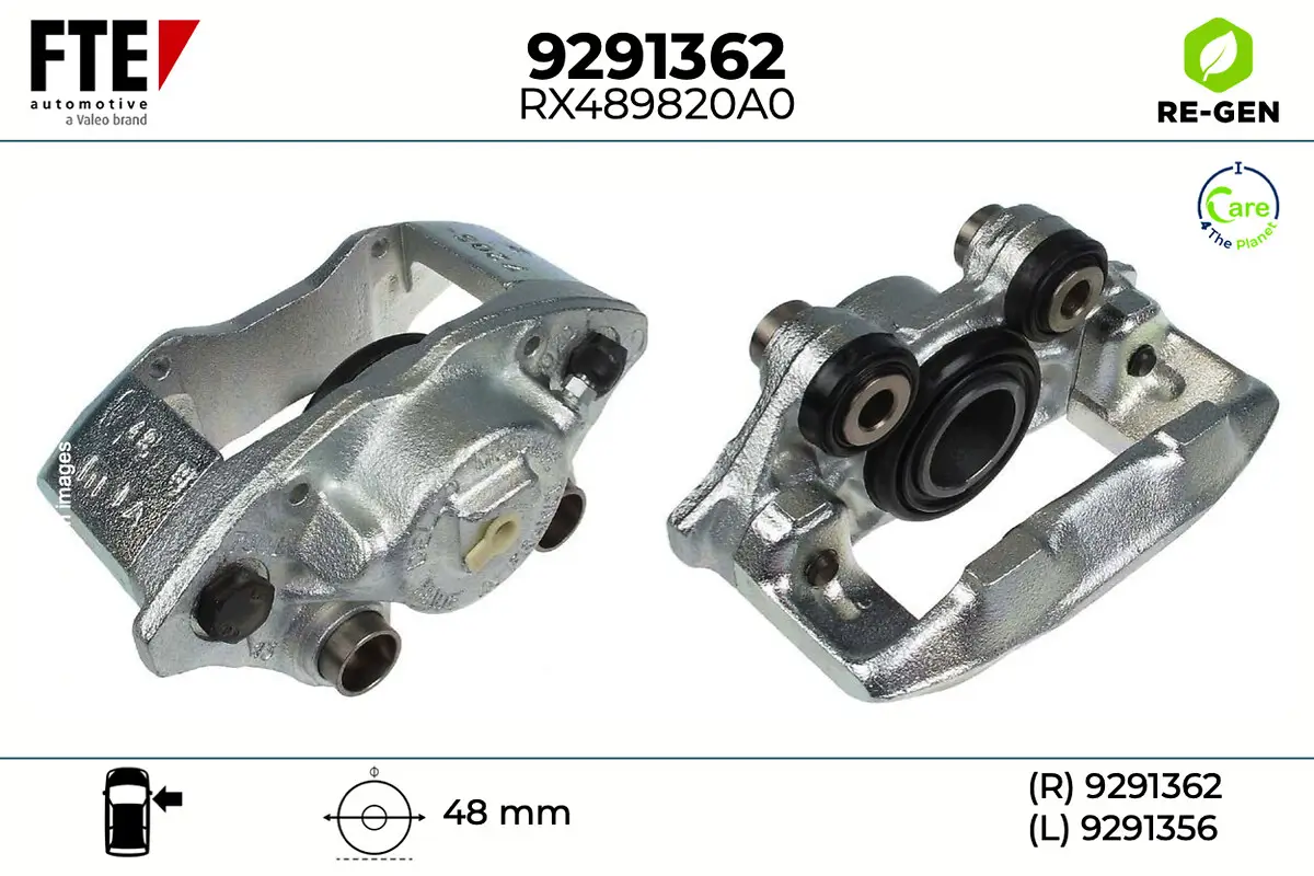 Bremssattel Vorderachse rechts FTE 9291362