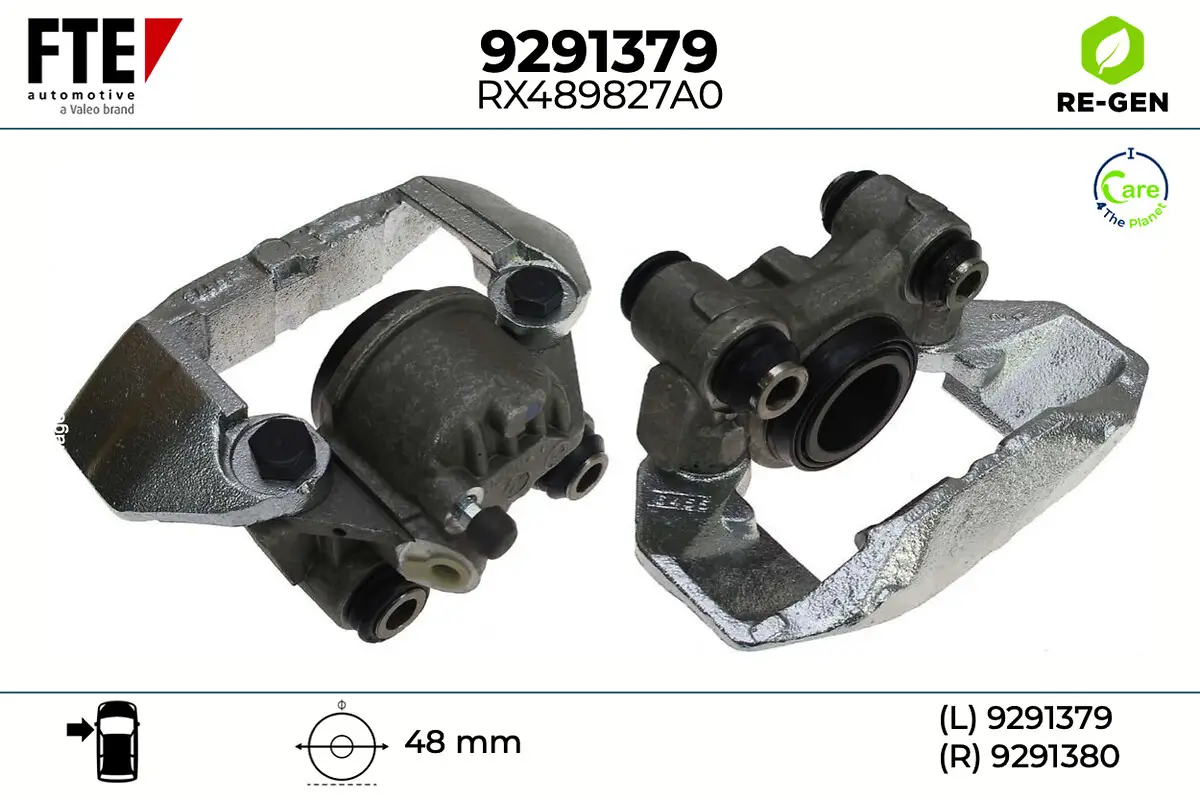 Bremssattel Vorderachse links FTE 9291379