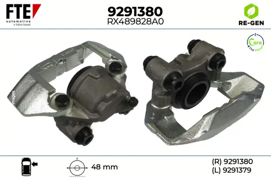 Bremssattel Vorderachse rechts FTE 9291380 Bild Bremssattel Vorderachse rechts FTE 9291380