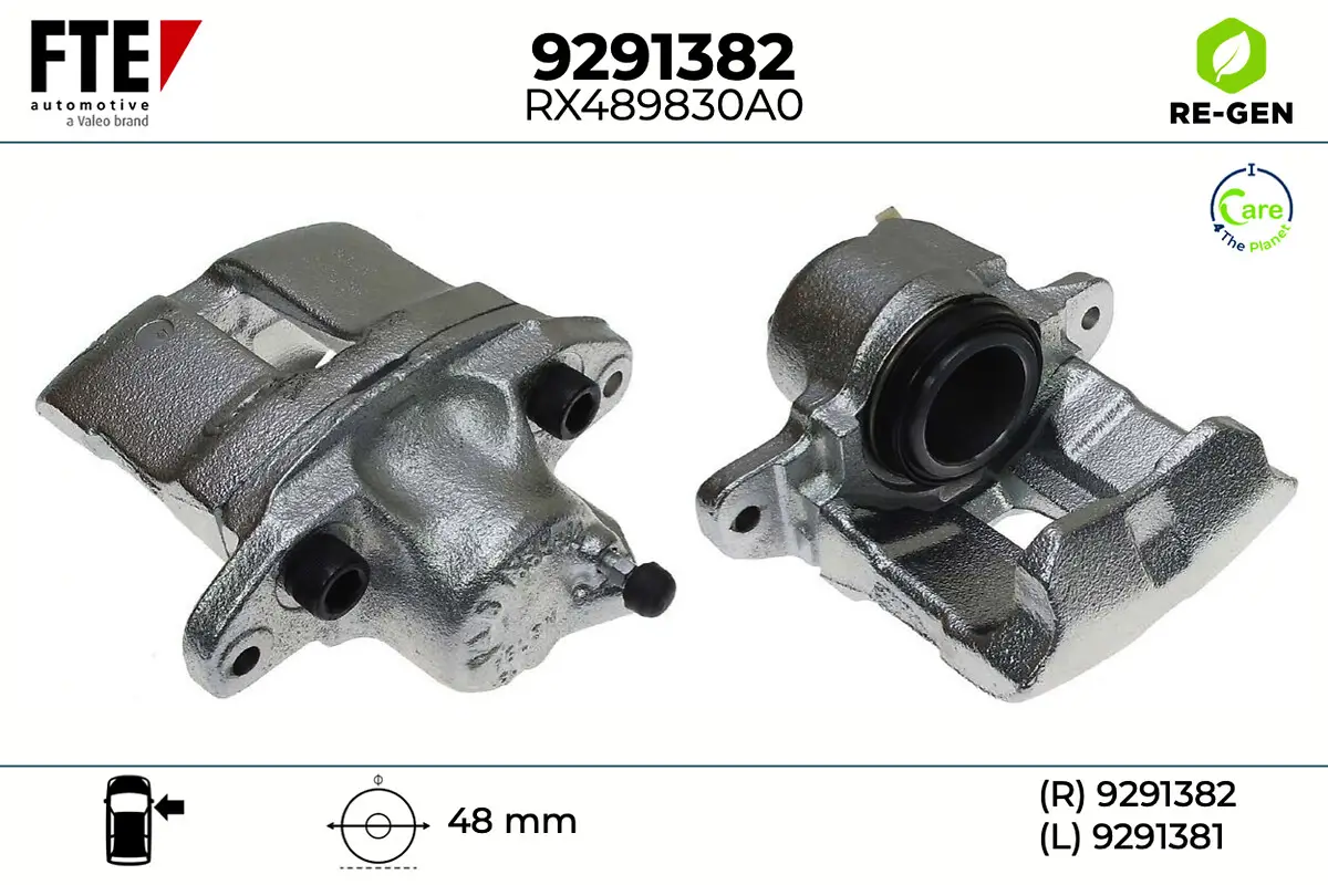 Bremssattel Vorderachse rechts FTE 9291382