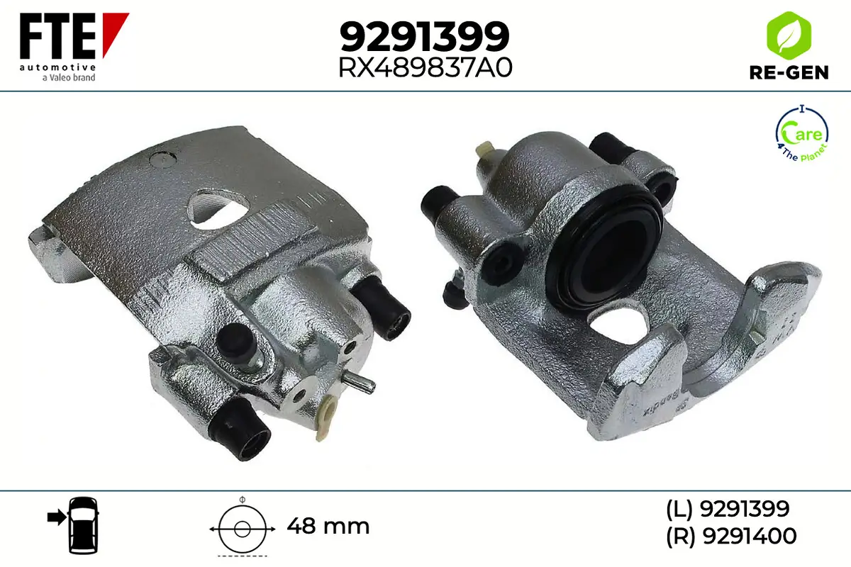 Bremssattel Vorderachse links FTE 9291399