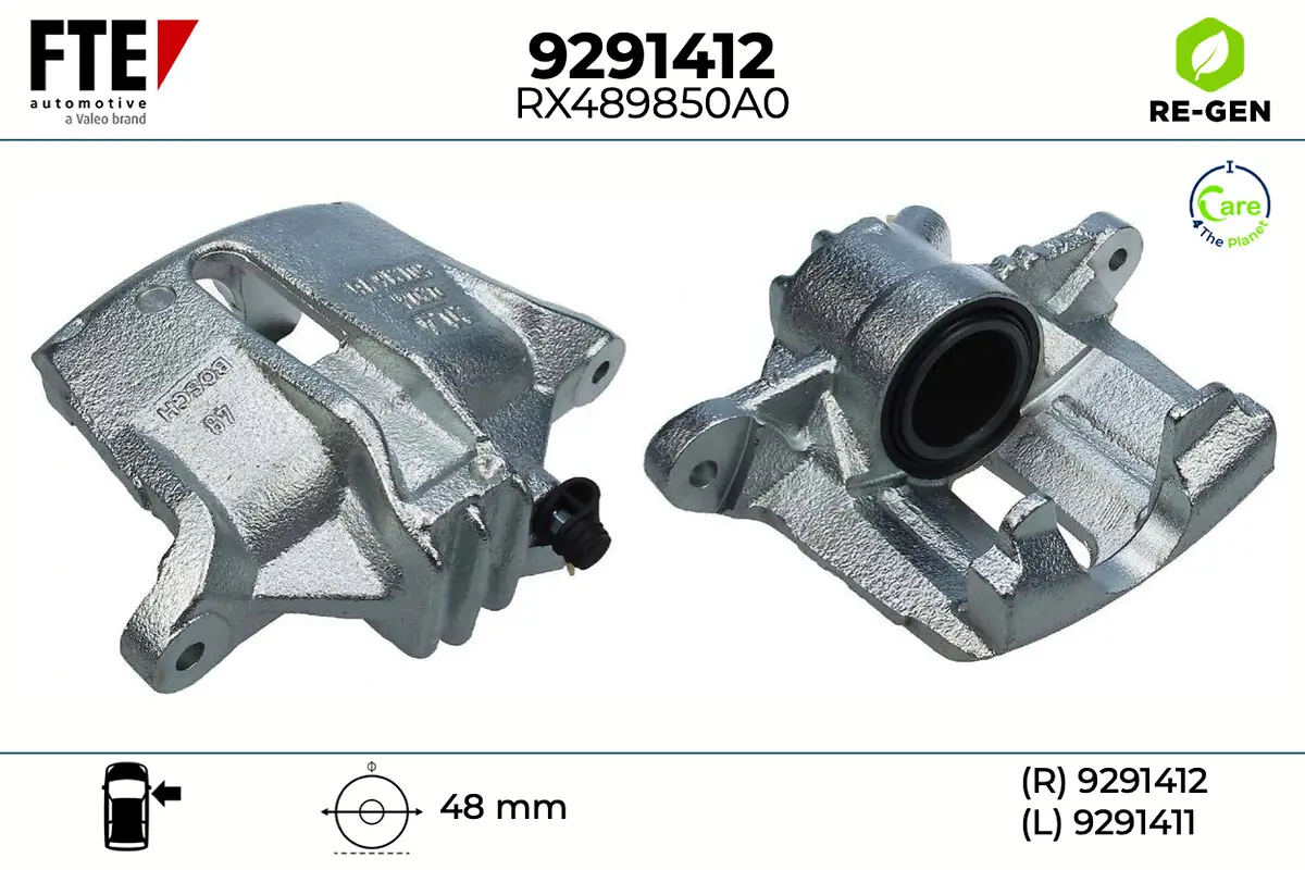 Bremssattel Vorderachse rechts FTE 9291412
