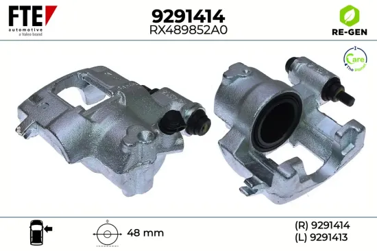 Bremssattel Vorderachse rechts FTE 9291414 Bild Bremssattel Vorderachse rechts FTE 9291414