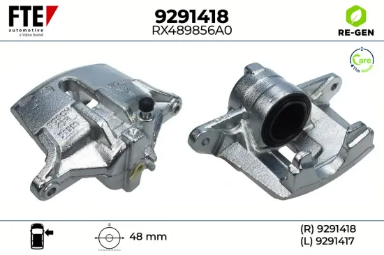 Bremssattel Vorderachse rechts FTE 9291418 Bild Bremssattel Vorderachse rechts FTE 9291418