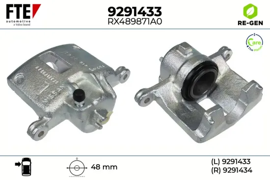 Bremssattel Vorderachse links FTE 9291433 Bild Bremssattel Vorderachse links FTE 9291433