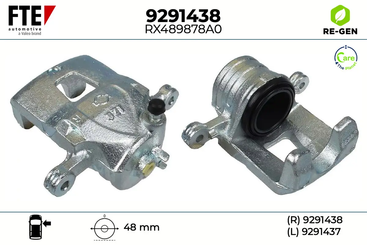 Bremssattel Vorderachse rechts FTE 9291438