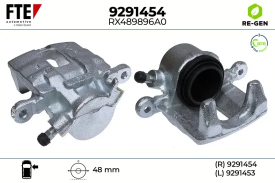 Bremssattel Vorderachse rechts FTE 9291454 Bild Bremssattel Vorderachse rechts FTE 9291454