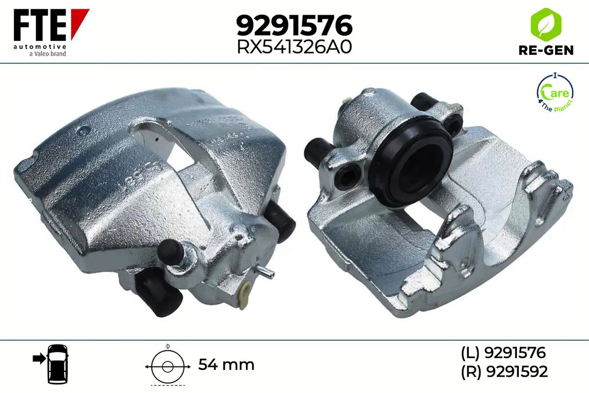 Bremssattel Vorderachse links FTE 9291576