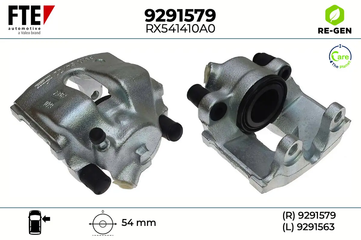 Bremssattel Vorderachse rechts FTE 9291579