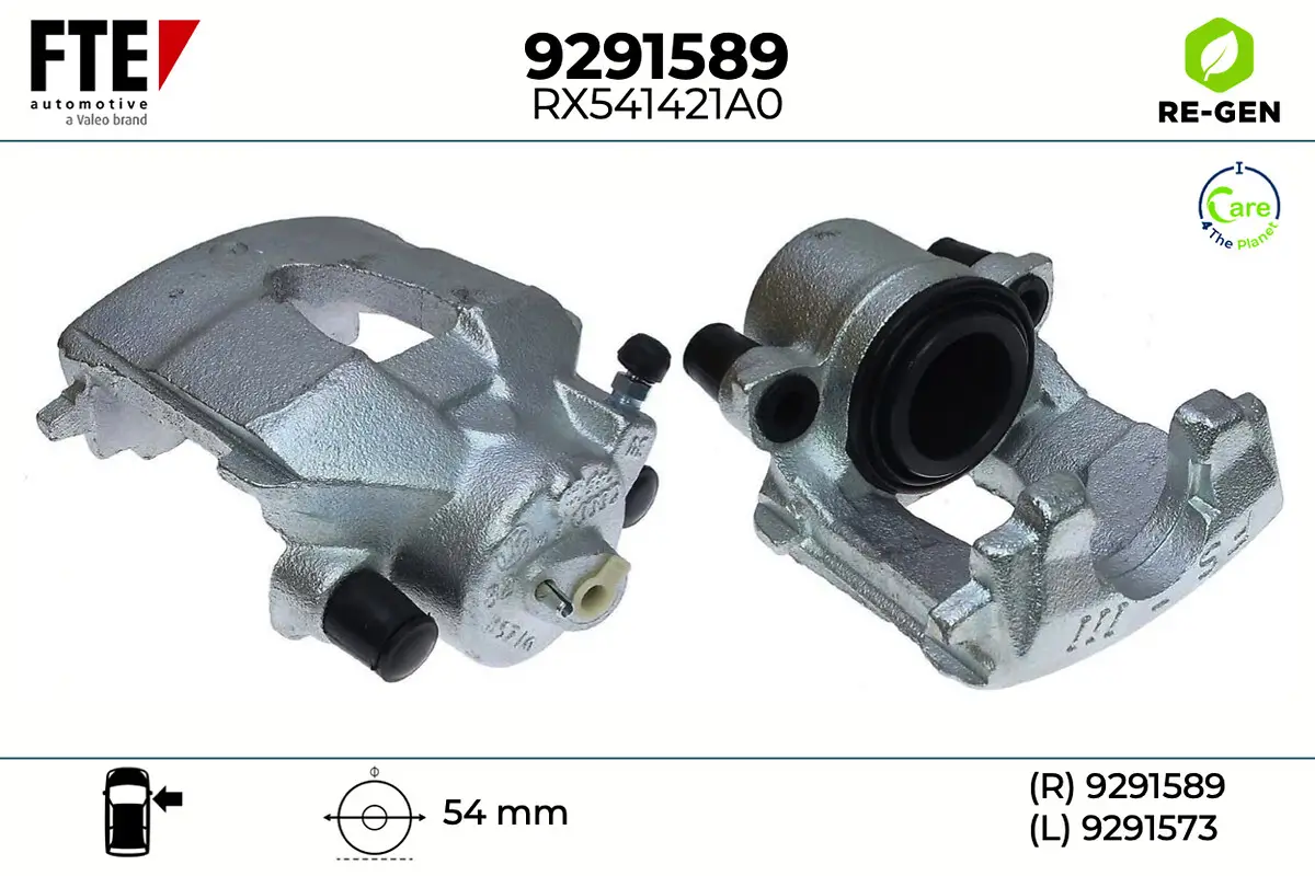 Bremssattel Vorderachse rechts FTE 9291589