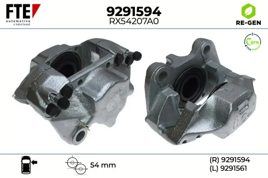 Bremssattel Vorderachse rechts FTE 9291594 Bild Bremssattel Vorderachse rechts FTE 9291594