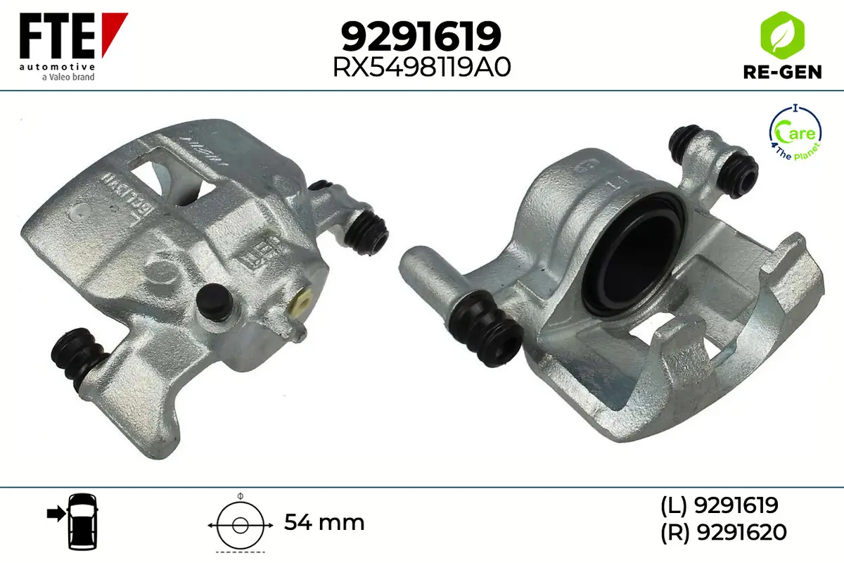 Bremssattel Vorderachse links FTE 9291619