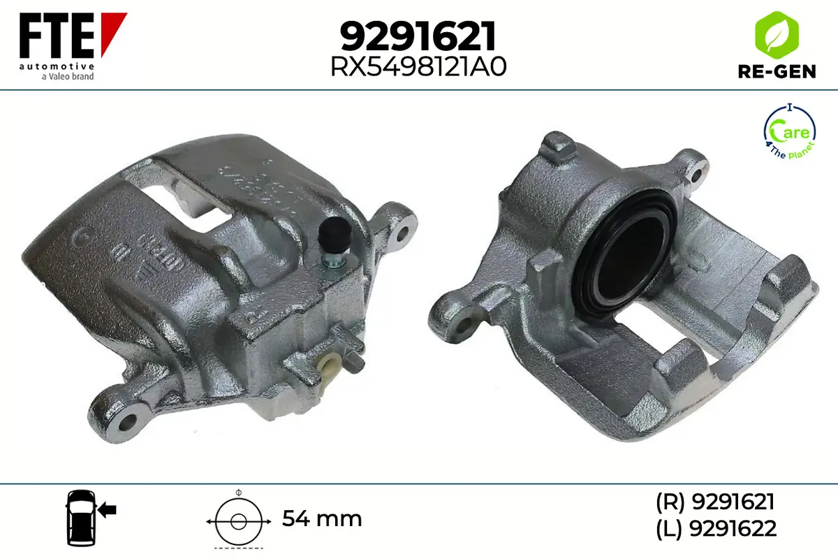 Bremssattel Vorderachse rechts FTE 9291621