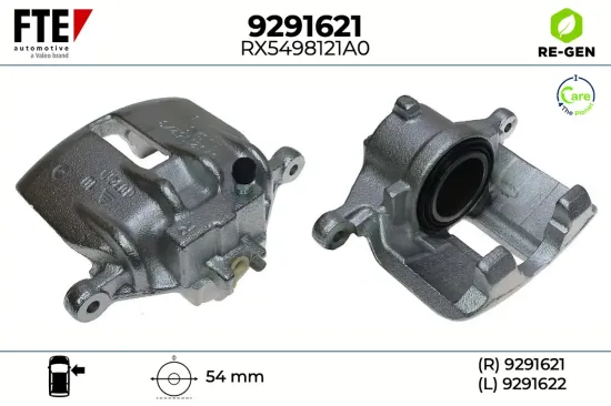 Bremssattel Vorderachse rechts FTE 9291621 Bild Bremssattel Vorderachse rechts FTE 9291621