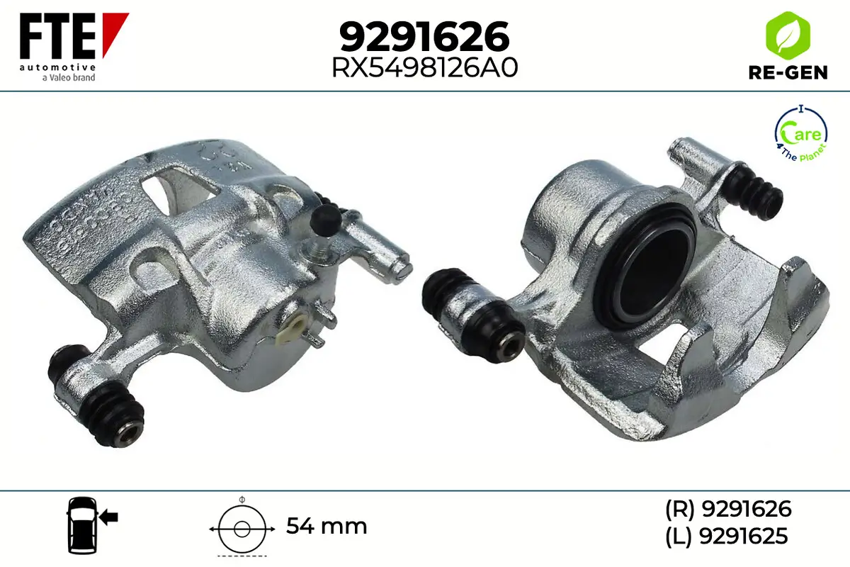 Bremssattel Vorderachse rechts FTE 9291626