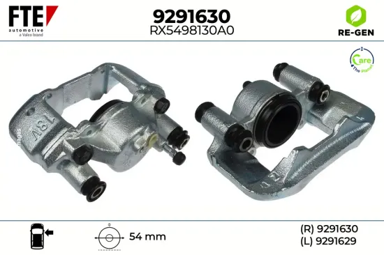 Bremssattel Vorderachse rechts FTE 9291630 Bild Bremssattel Vorderachse rechts FTE 9291630