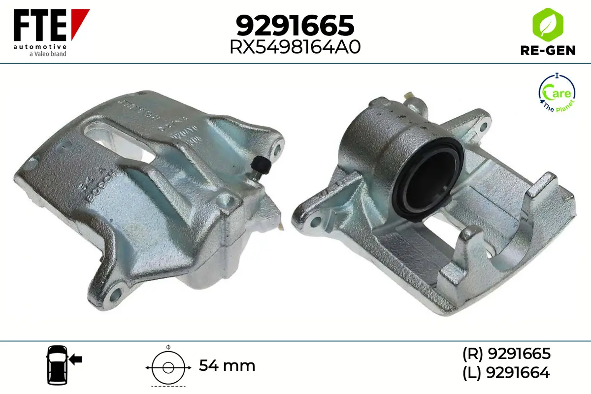 Bremssattel Vorderachse rechts FTE 9291665