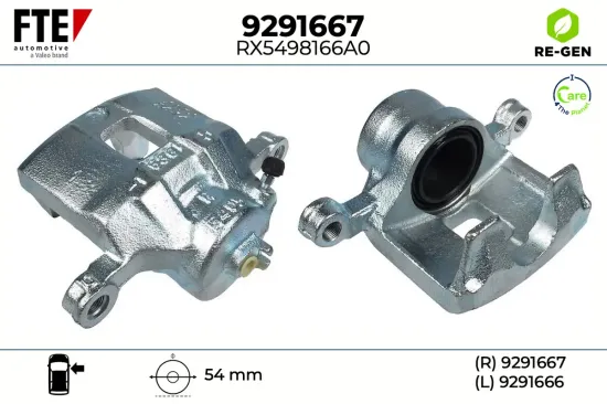 Bremssattel Vorderachse rechts FTE 9291667 Bild Bremssattel Vorderachse rechts FTE 9291667