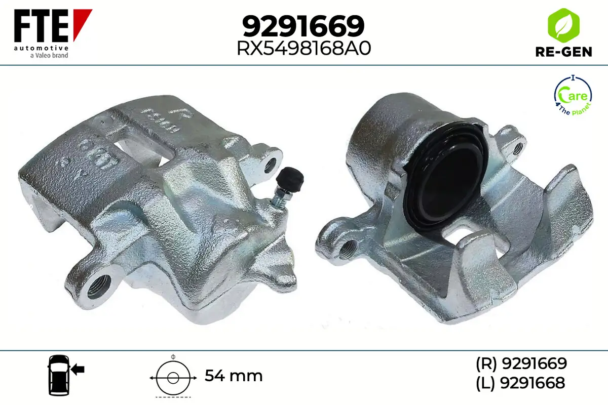 Bremssattel Vorderachse rechts FTE 9291669