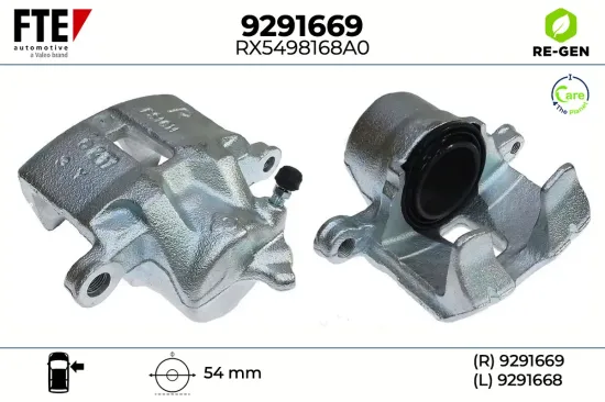Bremssattel Vorderachse rechts FTE 9291669 Bild Bremssattel Vorderachse rechts FTE 9291669