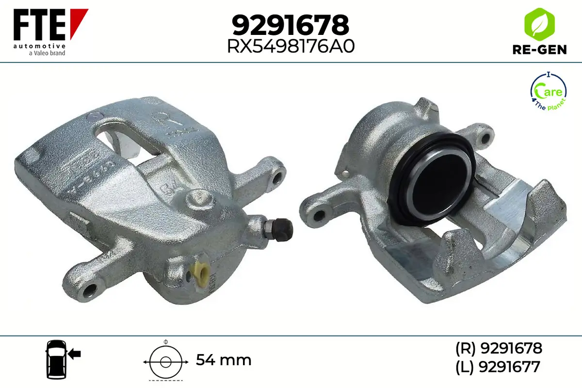 Bremssattel Vorderachse rechts FTE 9291678