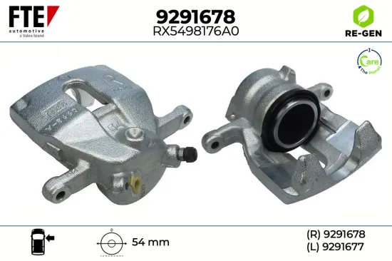 Bremssattel Vorderachse rechts FTE 9291678 Bild Bremssattel Vorderachse rechts FTE 9291678