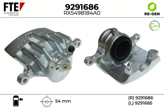 Bremssattel Vorderachse rechts FTE 9291686 Bild Bremssattel Vorderachse rechts FTE 9291686
