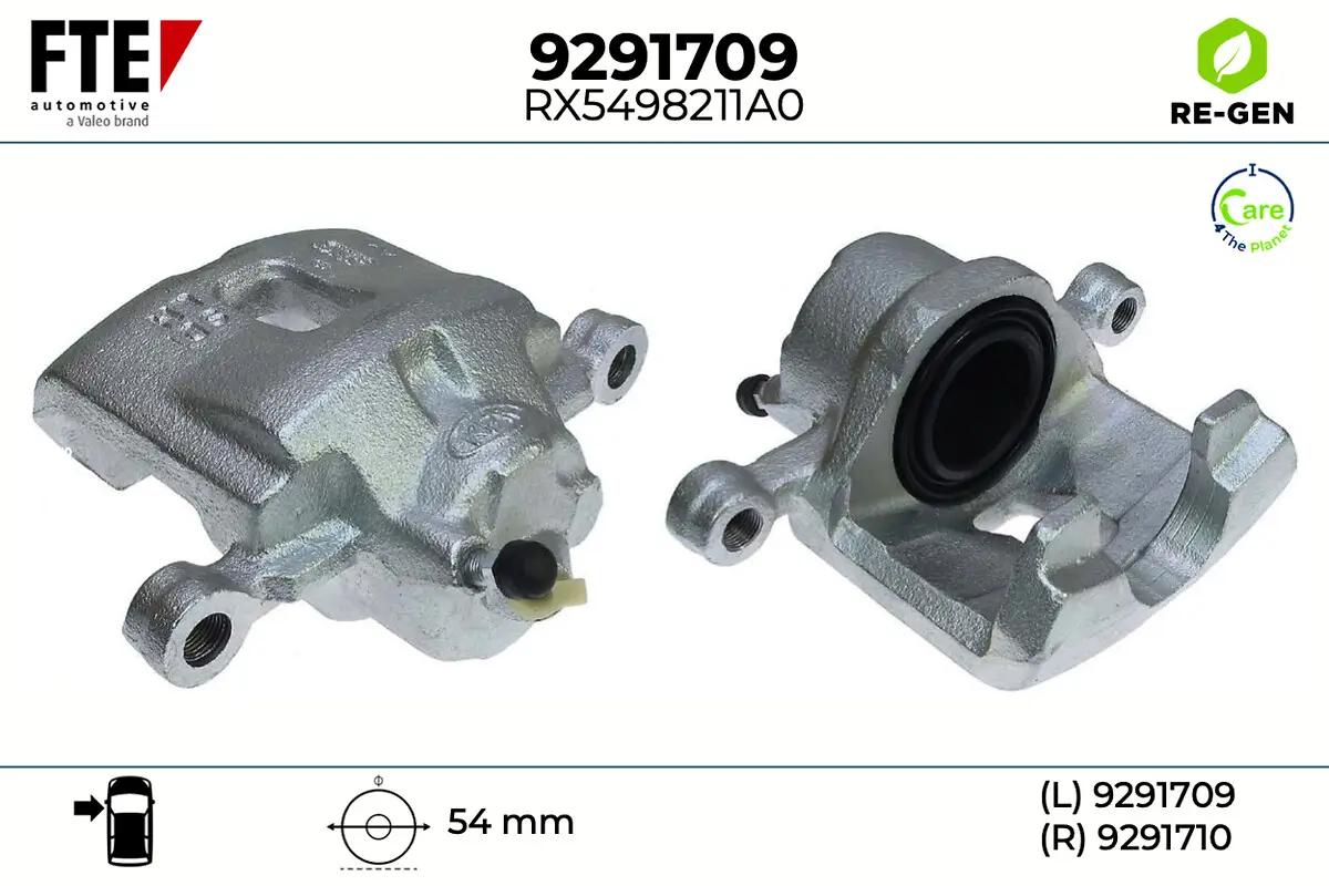 Bremssattel Vorderachse links FTE 9291709
