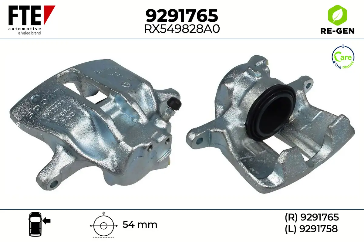 Bremssattel Vorderachse rechts FTE 9291765