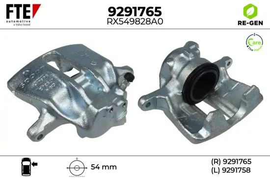 Bremssattel Vorderachse rechts FTE 9291765 Bild Bremssattel Vorderachse rechts FTE 9291765