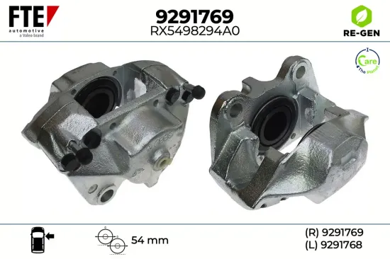 Bremssattel Vorderachse rechts FTE 9291769 Bild Bremssattel Vorderachse rechts FTE 9291769