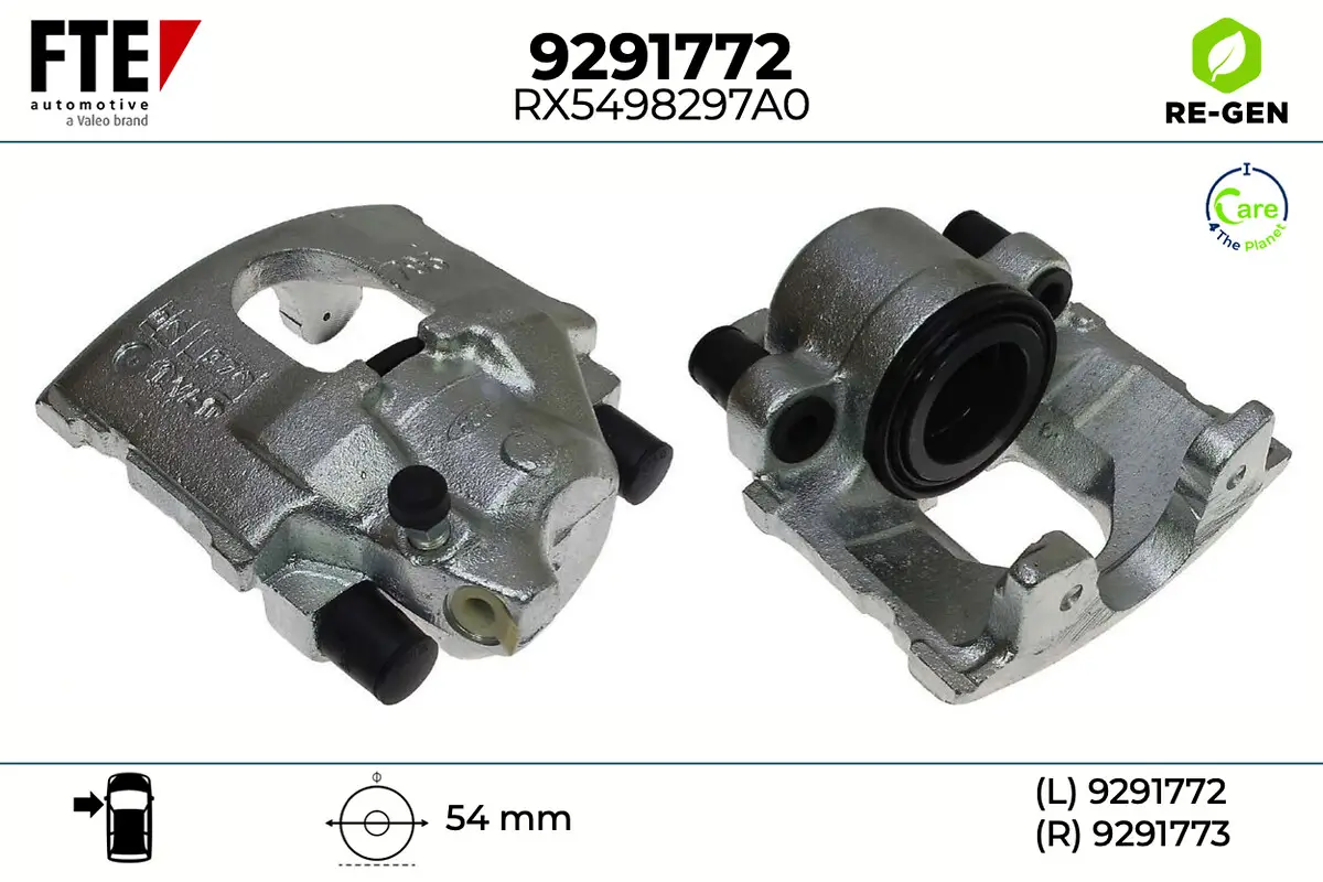 Bremssattel Vorderachse links FTE 9291772