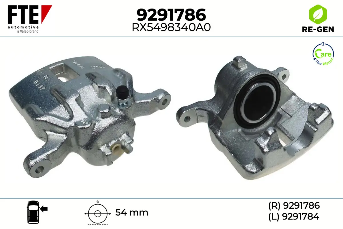 Bremssattel Vorderachse rechts FTE 9291786