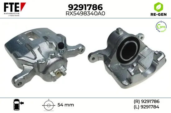 Bremssattel Vorderachse rechts FTE 9291786 Bild Bremssattel Vorderachse rechts FTE 9291786