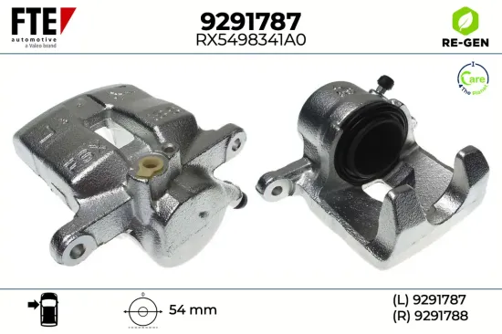 Bremssattel Vorderachse links FTE 9291787 Bild Bremssattel Vorderachse links FTE 9291787