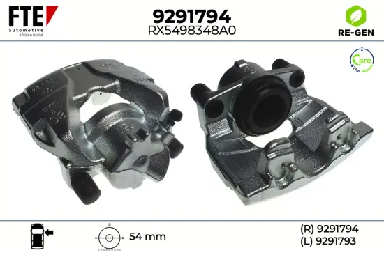 Bremssattel Vorderachse rechts FTE 9291794 Bild Bremssattel Vorderachse rechts FTE 9291794