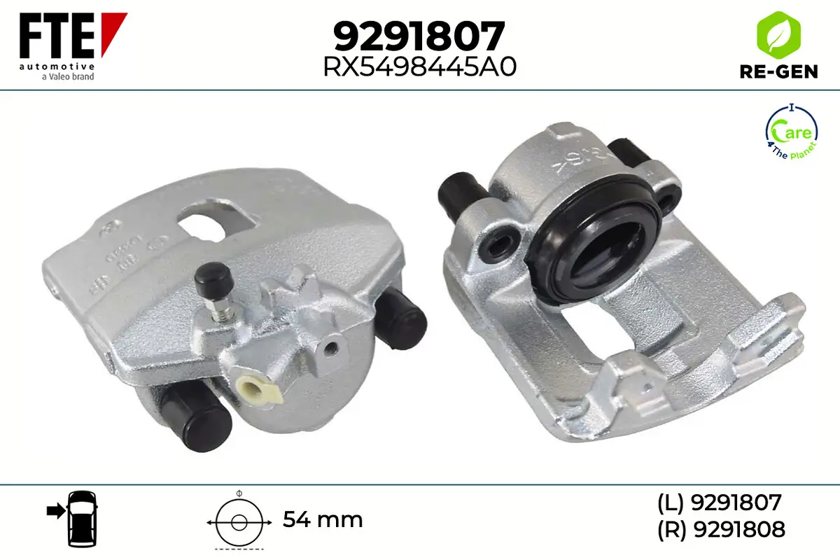 Bremssattel Vorderachse links FTE 9291807