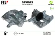 Bremssattel Vorderachse rechts FTE 9291829