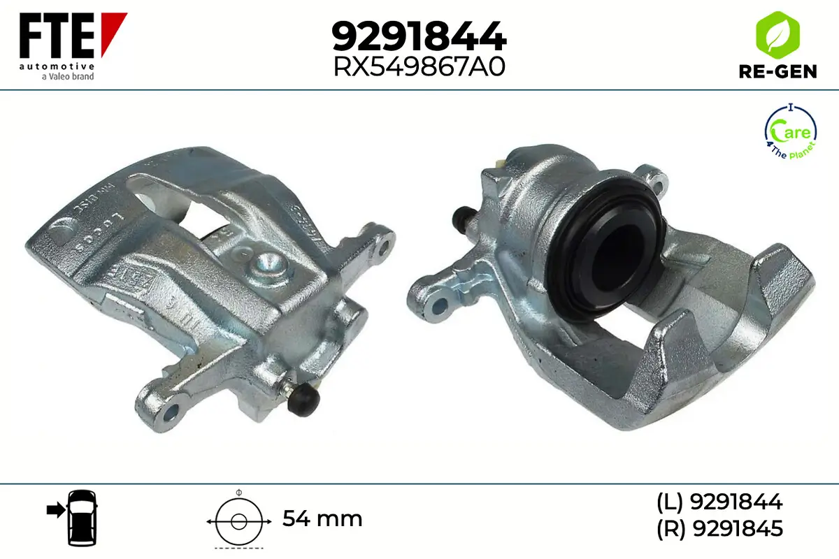 Bremssattel Vorderachse links FTE 9291844