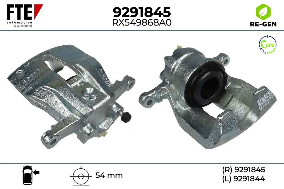 Bremssattel Vorderachse rechts FTE 9291845
