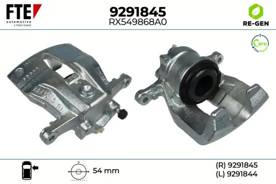 Bremssattel Vorderachse rechts FTE 9291845 Bild Bremssattel Vorderachse rechts FTE 9291845