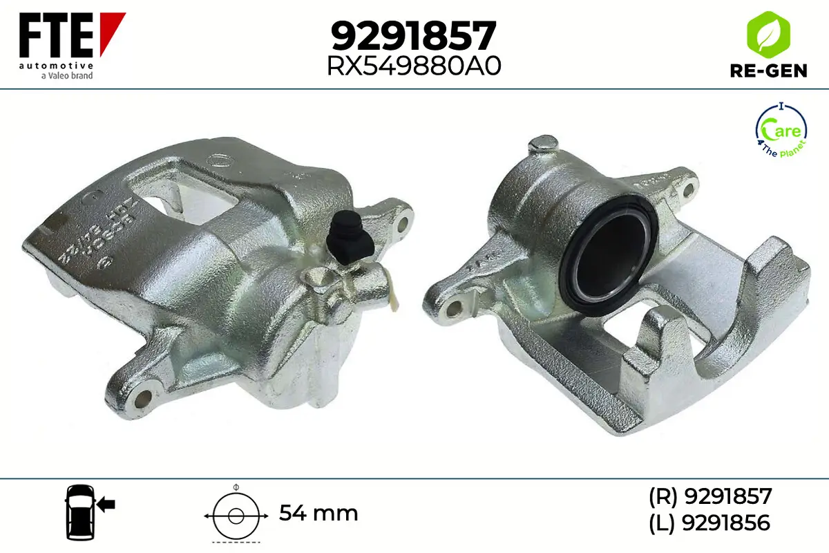 Bremssattel Vorderachse rechts FTE 9291857