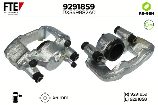 Bremssattel Vorderachse rechts FTE 9291859 Bild Bremssattel Vorderachse rechts FTE 9291859