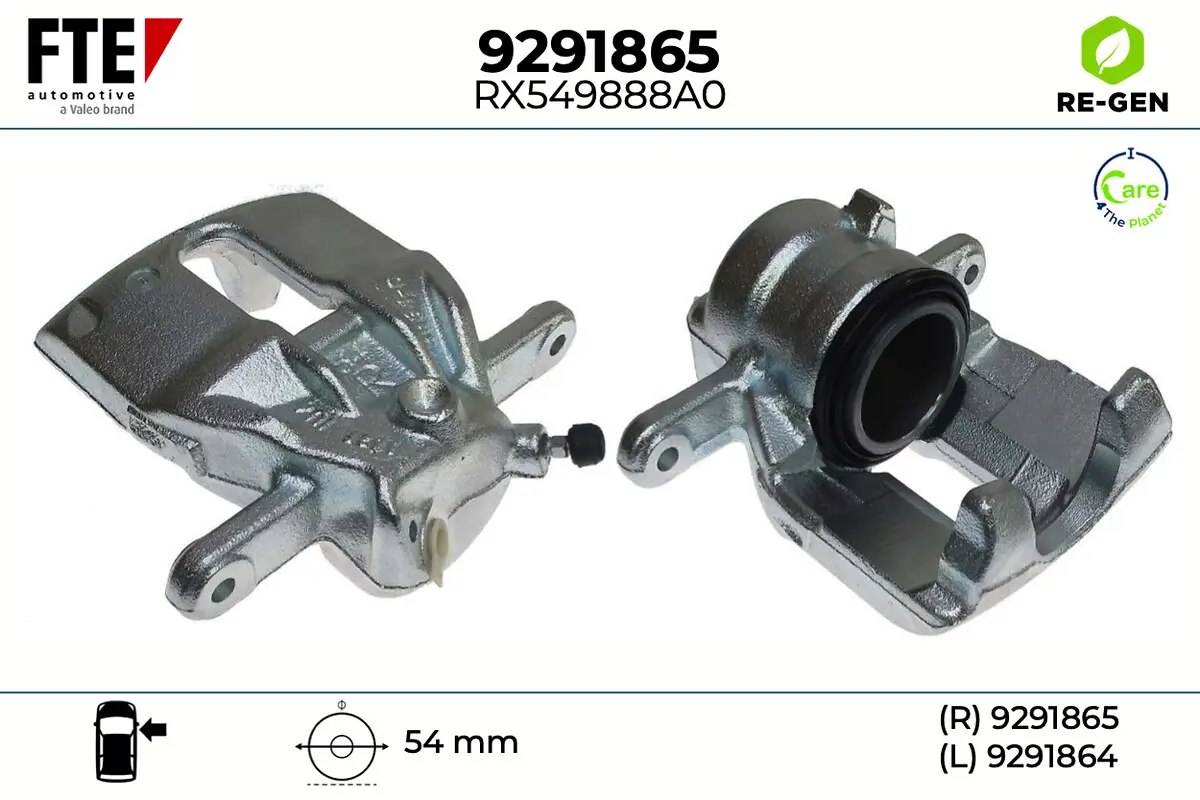 Bremssattel Vorderachse rechts FTE 9291865