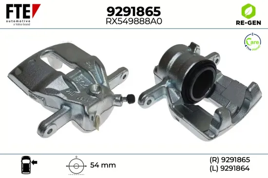 Bremssattel Vorderachse rechts FTE 9291865 Bild Bremssattel Vorderachse rechts FTE 9291865