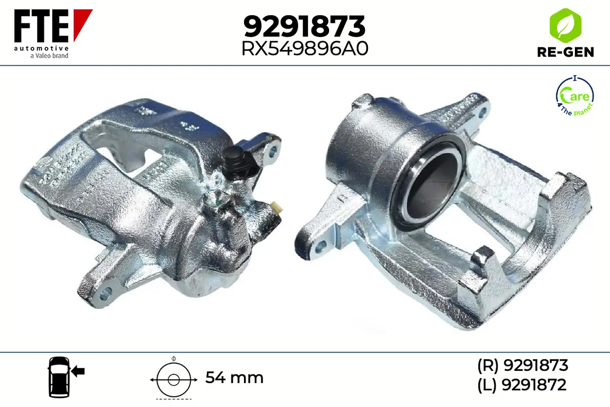 Bremssattel Vorderachse rechts FTE 9291873
