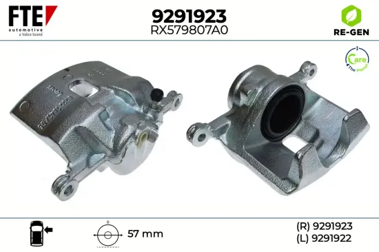 Bremssattel Vorderachse rechts FTE 9291923 Bild Bremssattel Vorderachse rechts FTE 9291923
