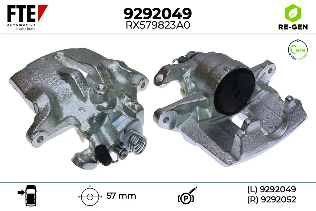 Bremssattel Vorderachse links FTE 9292049